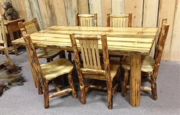 Log Dining Table